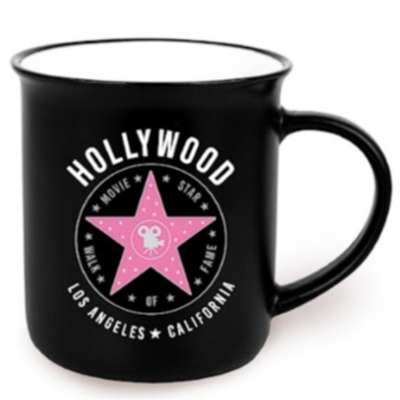 LA MUG M/P HOLLYWOOD STAR (BLK) VSN #0878