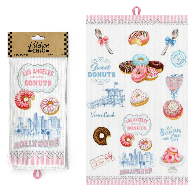 LA KITCHEN TOWEL DONUTS VSN #5461