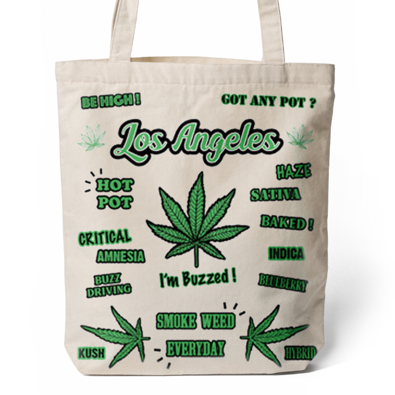 LA TOTE BAG WEED VSN #8929