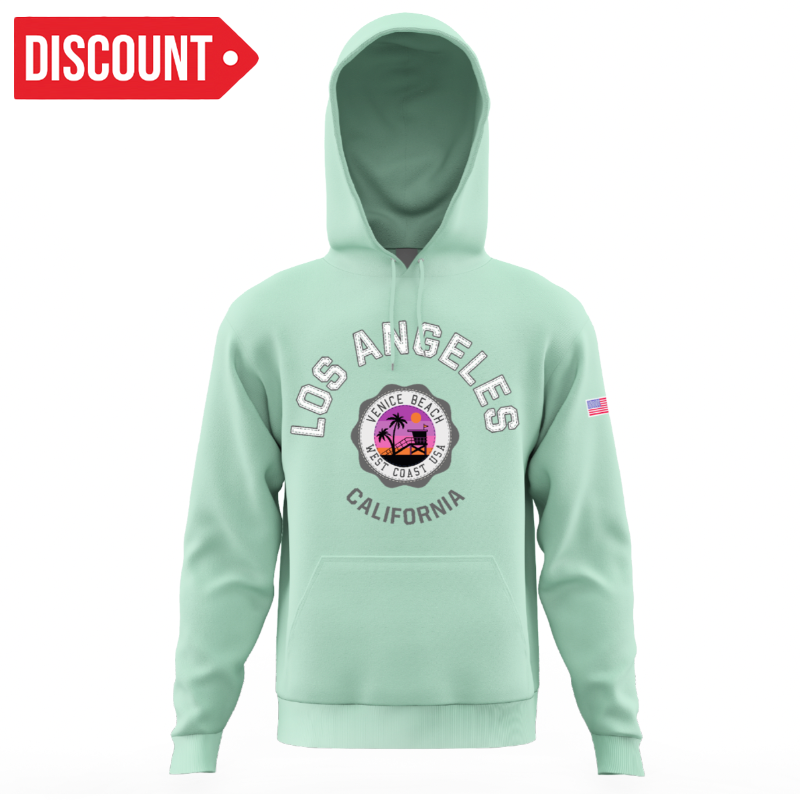 LA HOODIE VENICE BEACH MINT VSN #9735