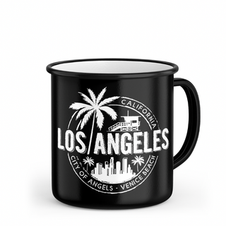 LA RETRO MUG SMALL STAMP BLACK VSN #5683