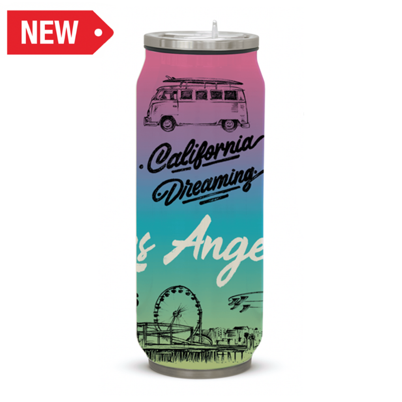 LA THERMOS CAN BEACH (14oz) VSN #4845