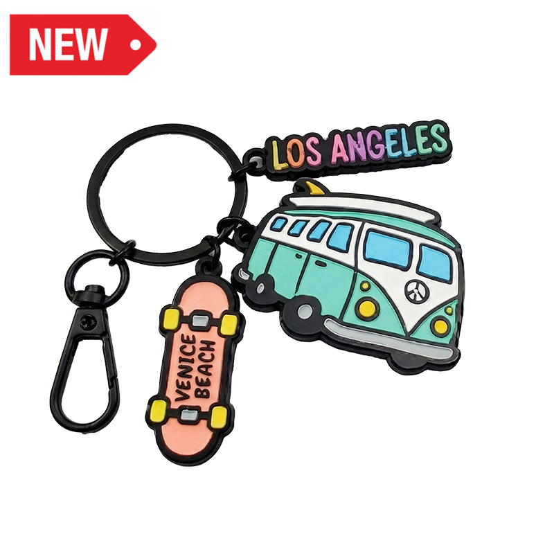 LA K/C (BLK) CARTOON SKATEBOARD VSN #3671