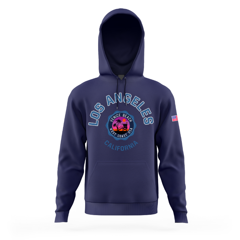 LA HOODIE VENICE BEACH DARK BLUE VSN #9735