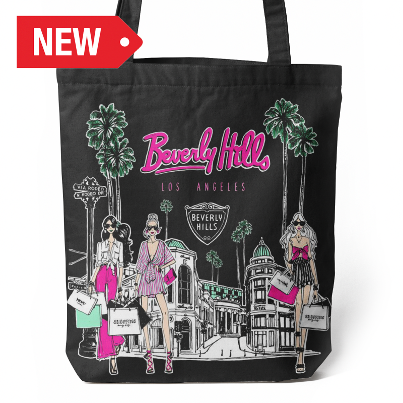 LA TOTE BAG FASHION (BLK) VSN #6937