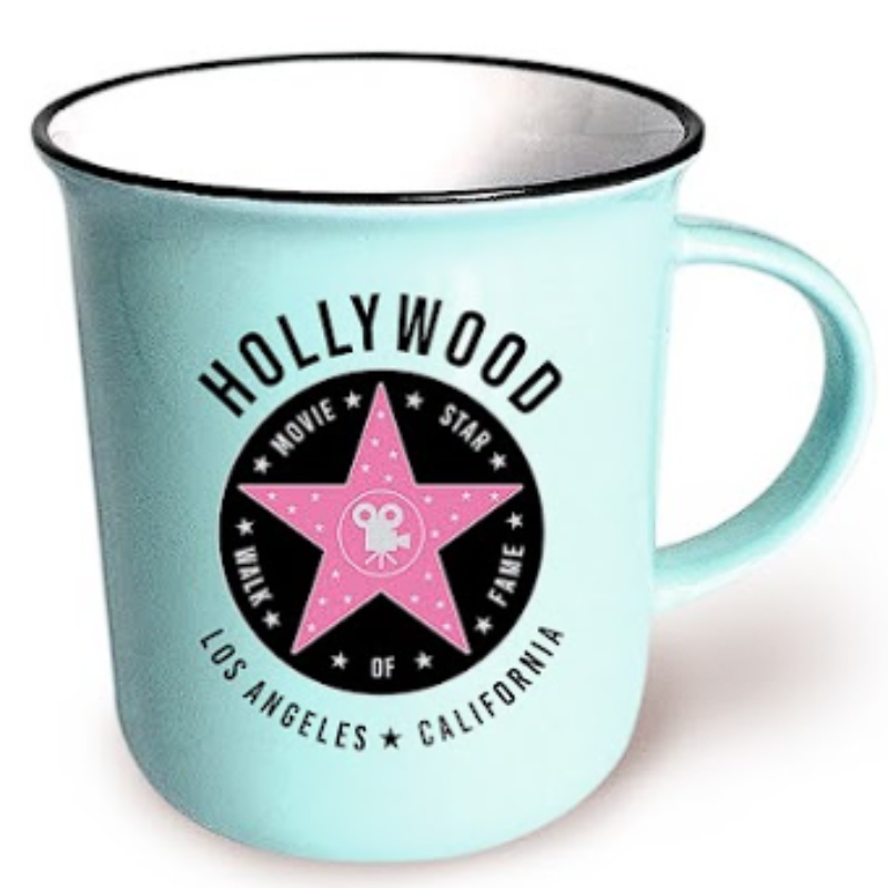 LA MUG M/P HOLLYWOOD STAR (BLUE) VSN #0878