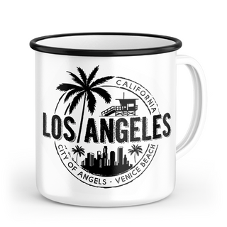 LA RETRO MUG BIG STAMP WHITE VSN #5676