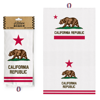 CALI KITCHEN TOWEL CALIFORNIA REPUBLIC VSN #3771