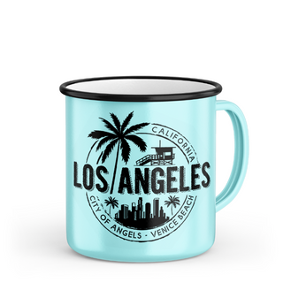 LA RETRO MUG STAMP SMALL BLUE VSN #5683