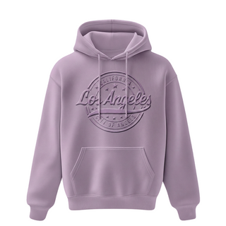 LA HOODIE 3D EMBOSSED (PURPLE) VSN #1349