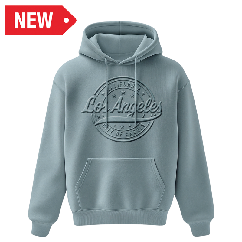 LA HOODIE 3D EMBOSSED (SKY BLUE) VSN #1349