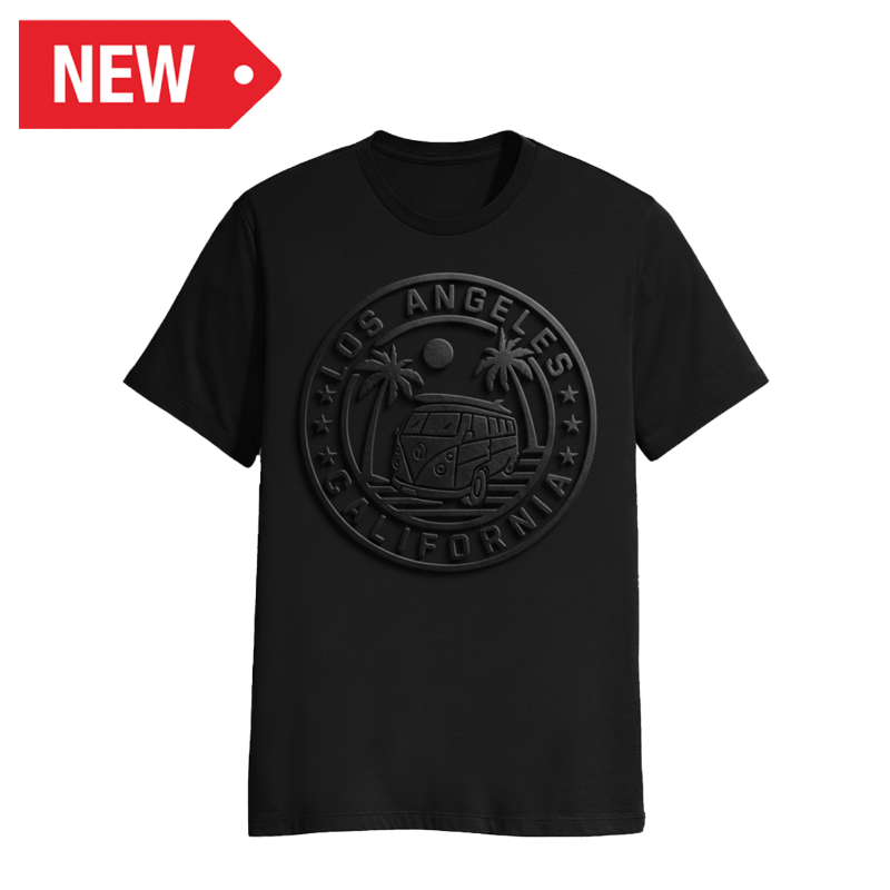 LA T-SHIRT RUBBER (BLK) VSN #1066