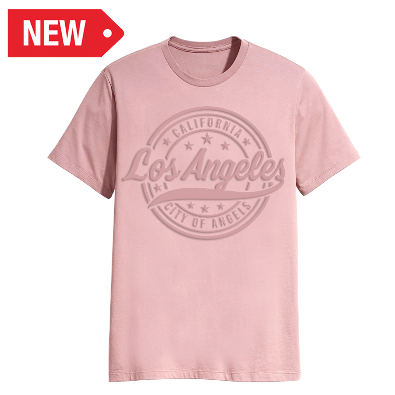 LA T-SHIRT 3D EMBOSSED (PINK) VSN #1530