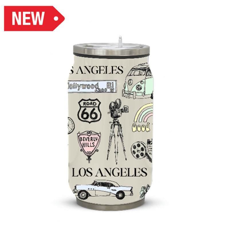LA THERMOS CAN PASTEL (10oz) VSN #4692