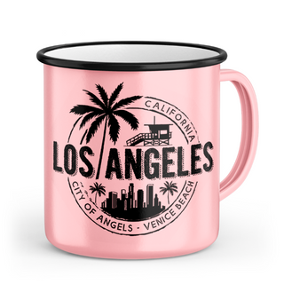 LA RETRO MUG BIG STAMP PINK VSN #5676