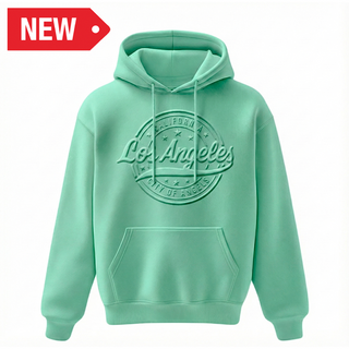 LA HOODIE 3D EMBOSSED (MINT) VSN #1349