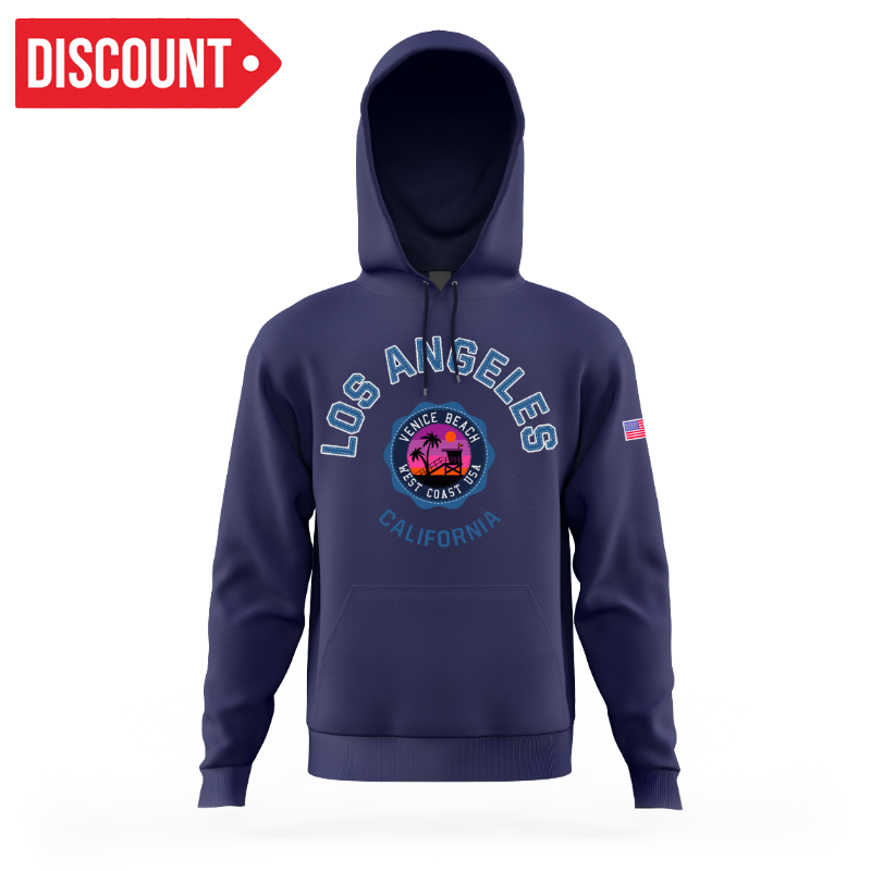 LA HOODIE VENICE BEACH DARK BLUE VSN #9735