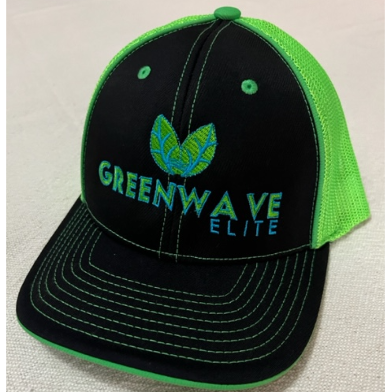 Neon Green/Black Fitted Flex Hat