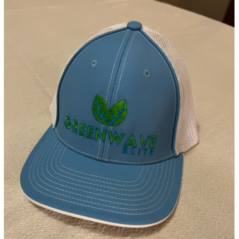 Columbia Blue/White Fitted Flex Hat