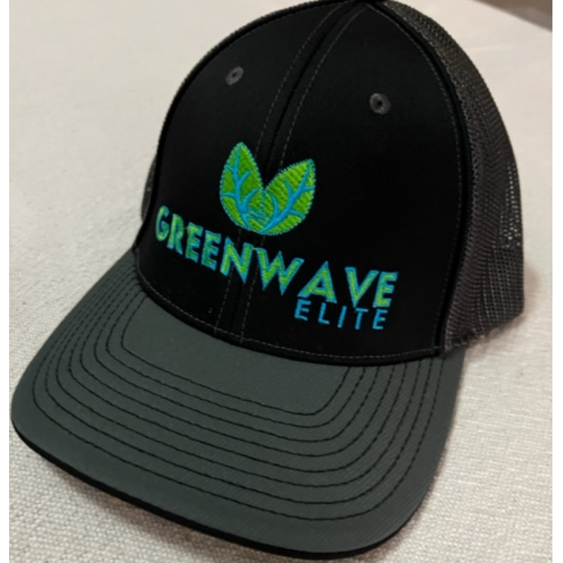 Black/Gray Fitted Flex Hat