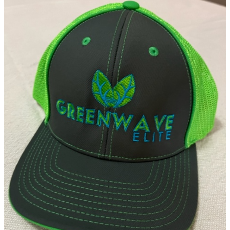 Neon Green/Gray Fitted Flex Hat