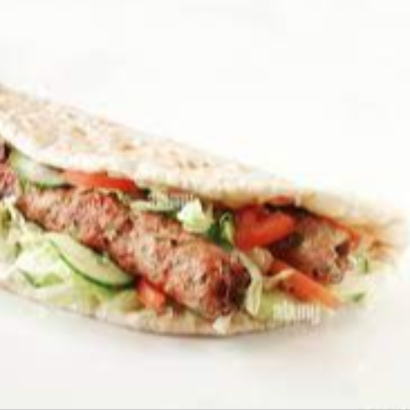 Kebab Roll Meal (Chips + Drink) Main Image