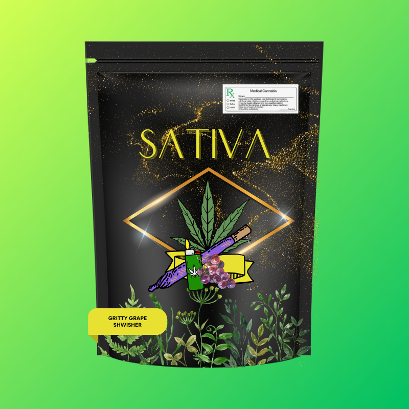 SATIVA - Gritty Grape Shwisher - 2 pk [Available in Regular or Chubby] Large Image