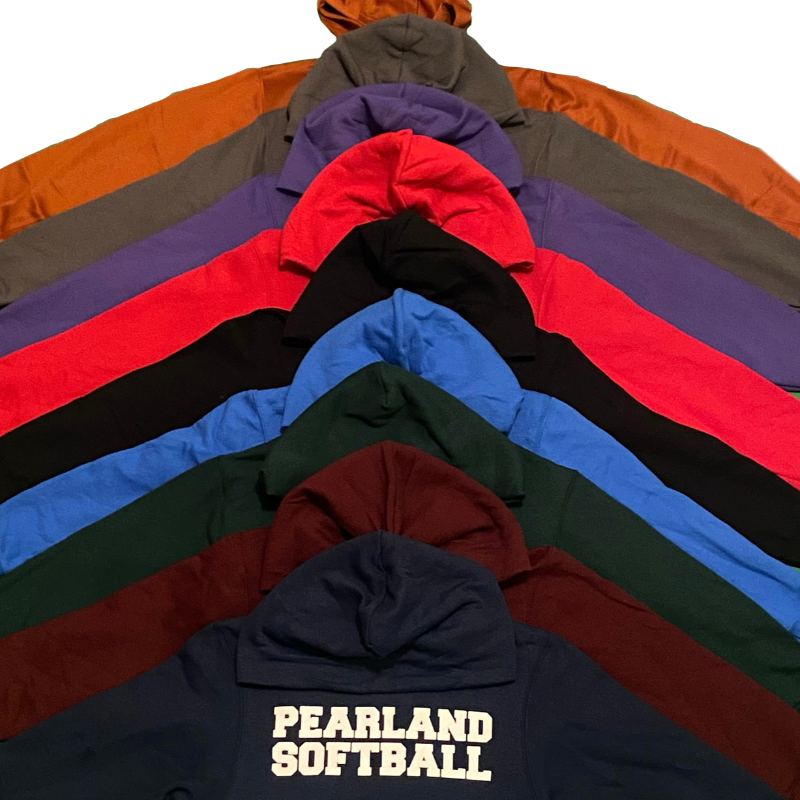 Youth "PEARLAND SOFTBALL" Hoodie Main Image