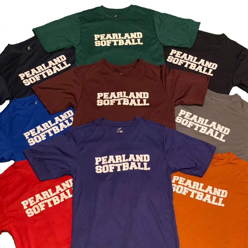 Adult "PEARLAND SOFTBALL" Dri-fit Shirt Main Image