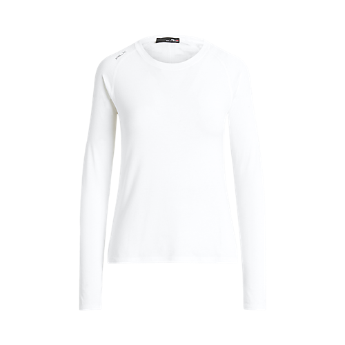 LONG-SLEEVE SOFT PIMA STRETCH KNIT T-SHIRT Main Image