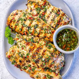 Grilled Chimichurri Chicken (1 portion)