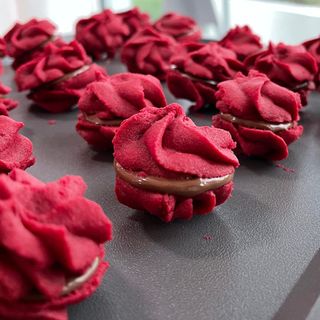 Red Velvet Nutella Rose