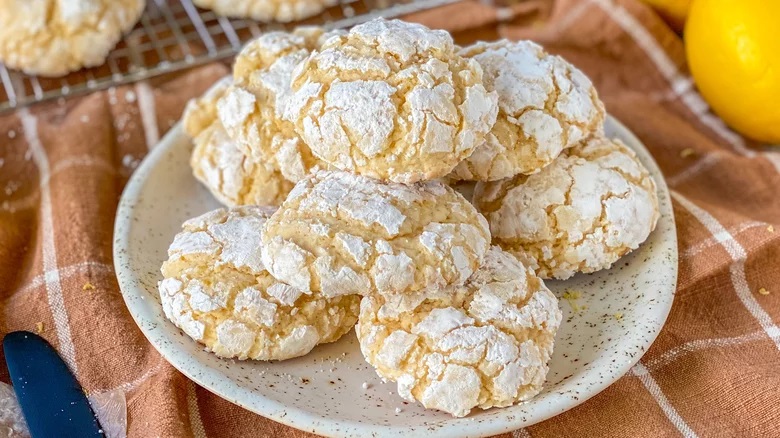 Lemon Crinkle Buttercookies