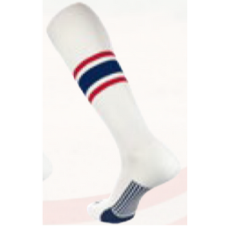 Dugout Series White/Scarlet/Navy Socks