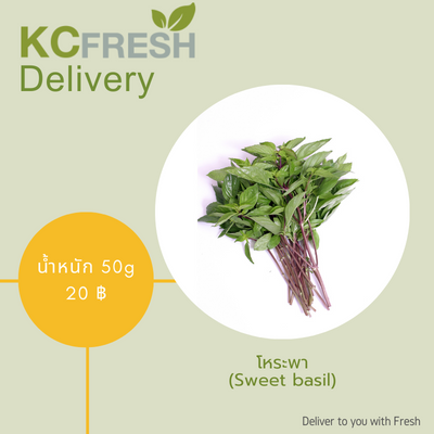 โหระพา Sweet Basil 100g Main Image