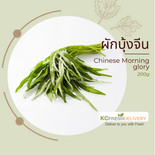 ผักบุ้งจีน Chinese Morning Glory 200g