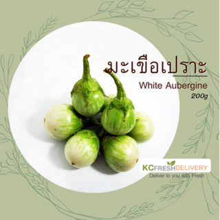 มะเขือเปราะ White Aubergine 200g