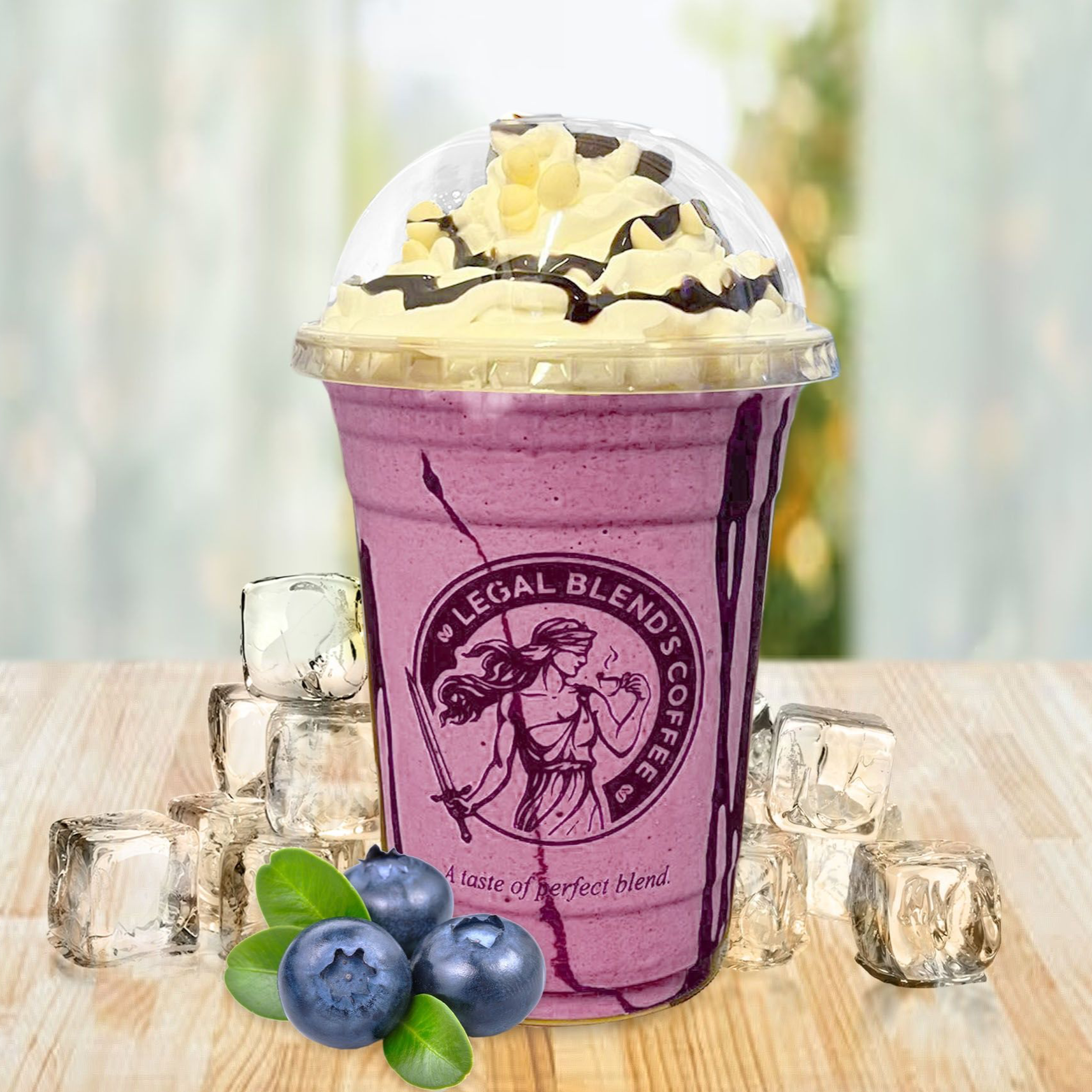 DE JURE (Blueberry Cheesecake/Latte)