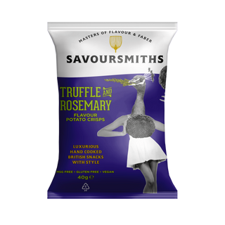 SAVOURSMITHS Truffle and Rosemary Crisps 40g