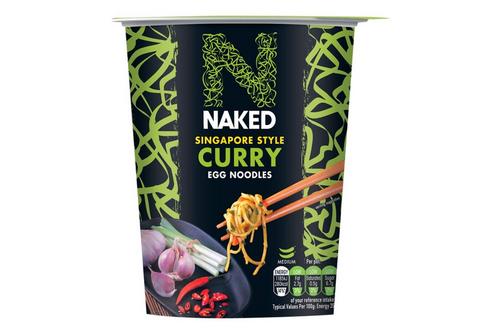 Naked Singapore Style Curry Egg Noodles