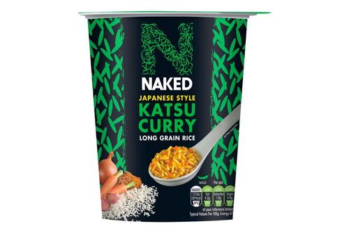 Naked Long Grain Rice Japanese Katsu Curry