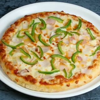 Cheese Onion Capsicum Pizza