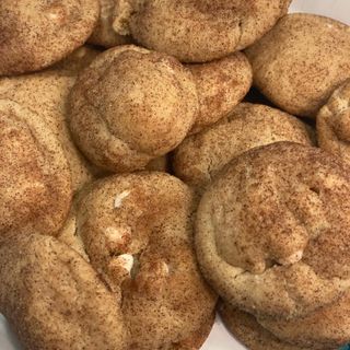 White Chocolate Snicker Doodle Cookies