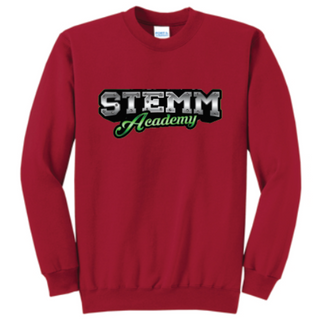 Crewneck Sweatshirt - STEMM - Red