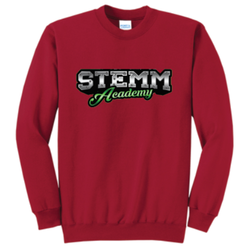 Crewneck Sweatshirt - STEMM - Red Large Image