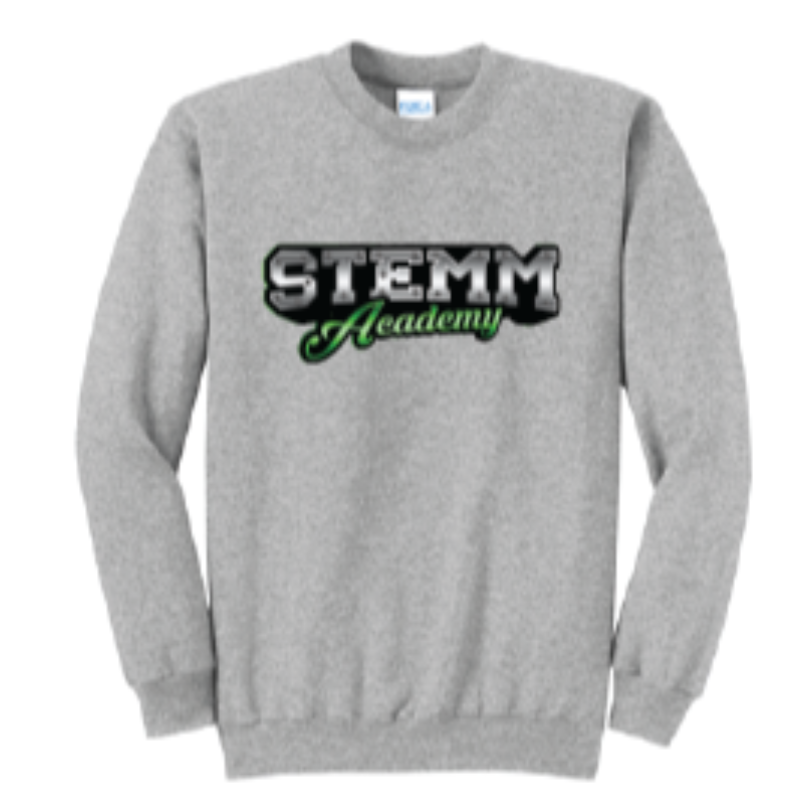 Crewneck Sweatshirt - STEMM - Grey Large Image