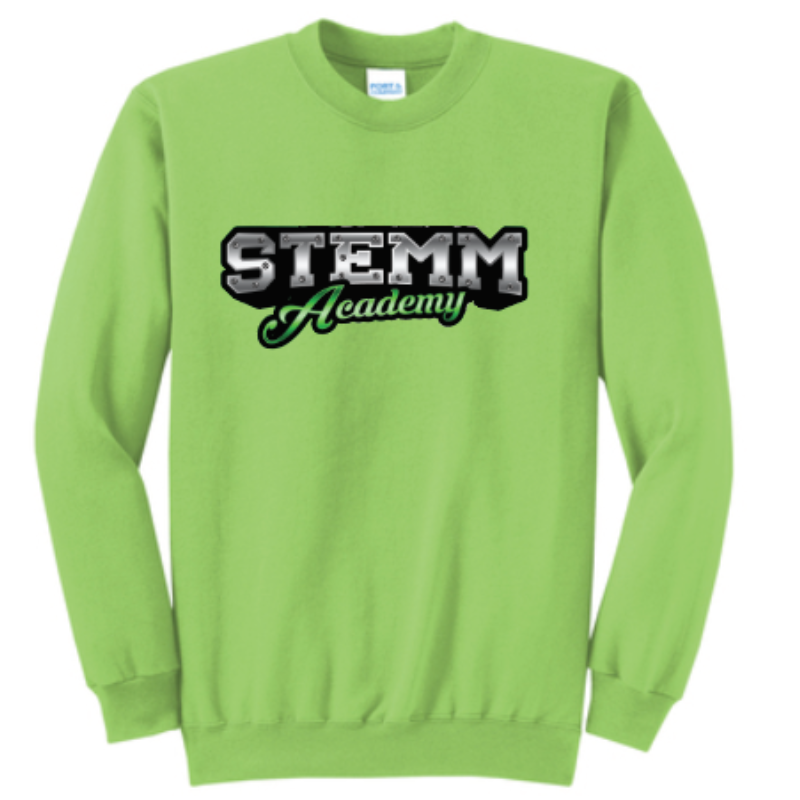 Crewneck Sweatshirt - STEMM - Lime Large Image