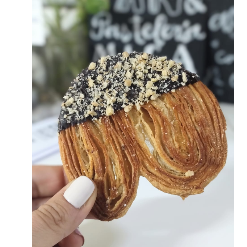🥐PALMERA Babañada en choco y nuez x3u