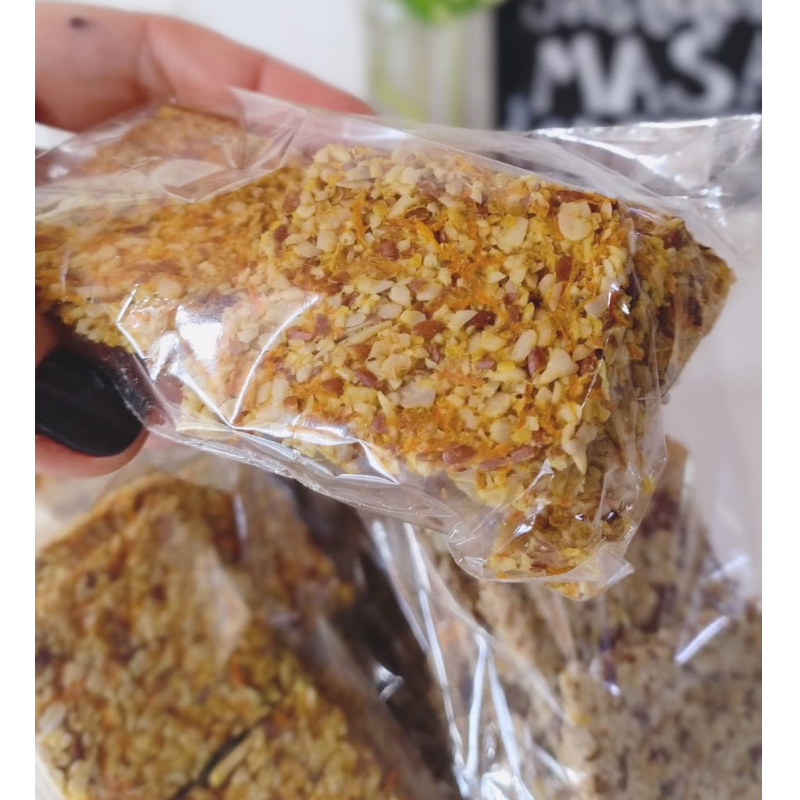 🥕🥜 Crackers de Semillas Saborizadas (sin gluten, raw)