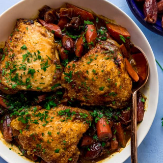 Date & Red Wine Chicken